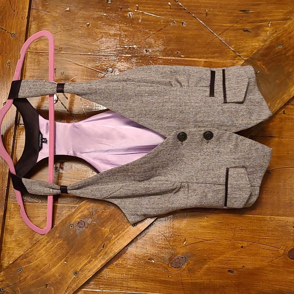 Chic twill vest